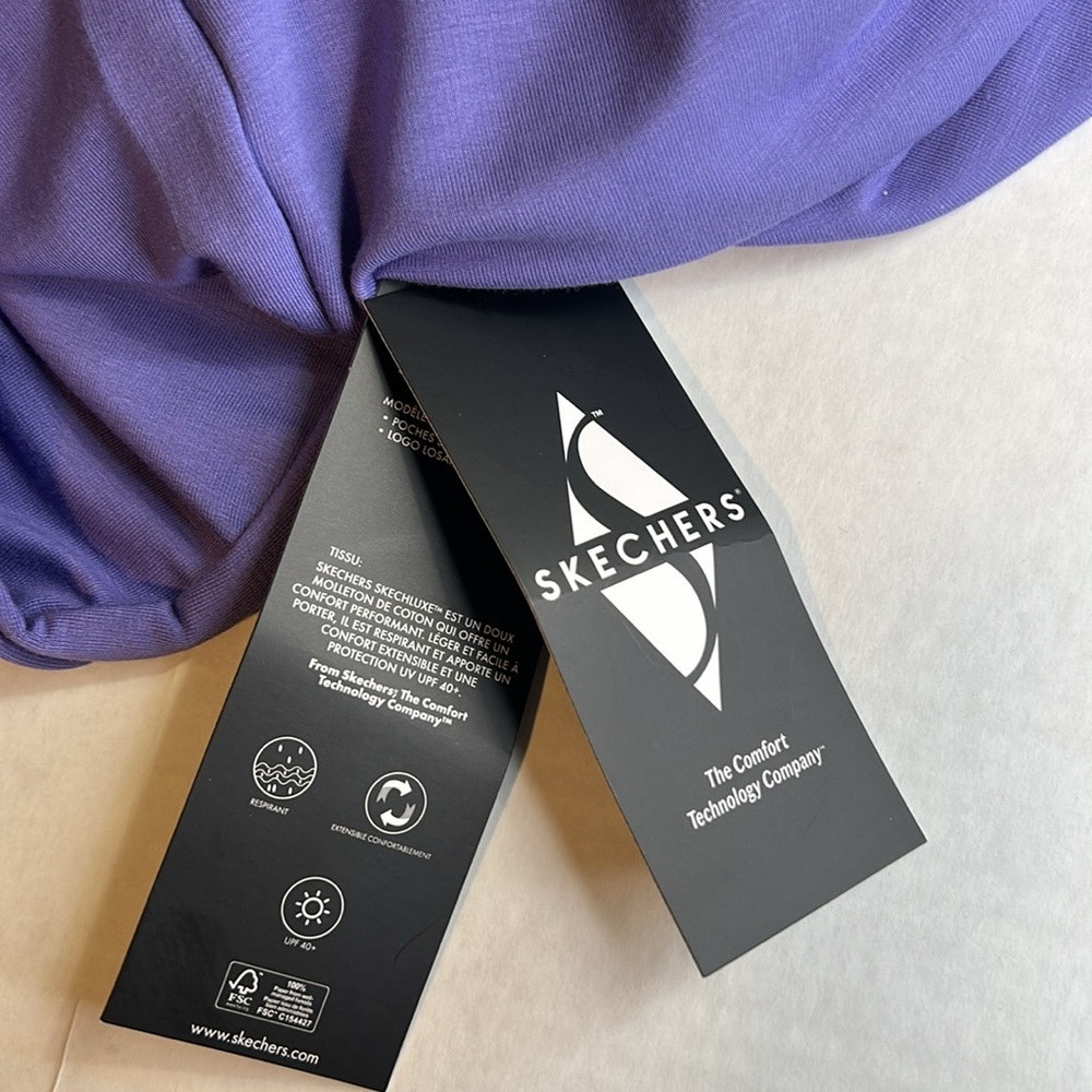 SKECHERS THE GO WALK SKECH:LUXE RESTFUL HOODIGAN  2 SEAM POCKETS & HOOD SZ 2XL - Picture 10 of 14